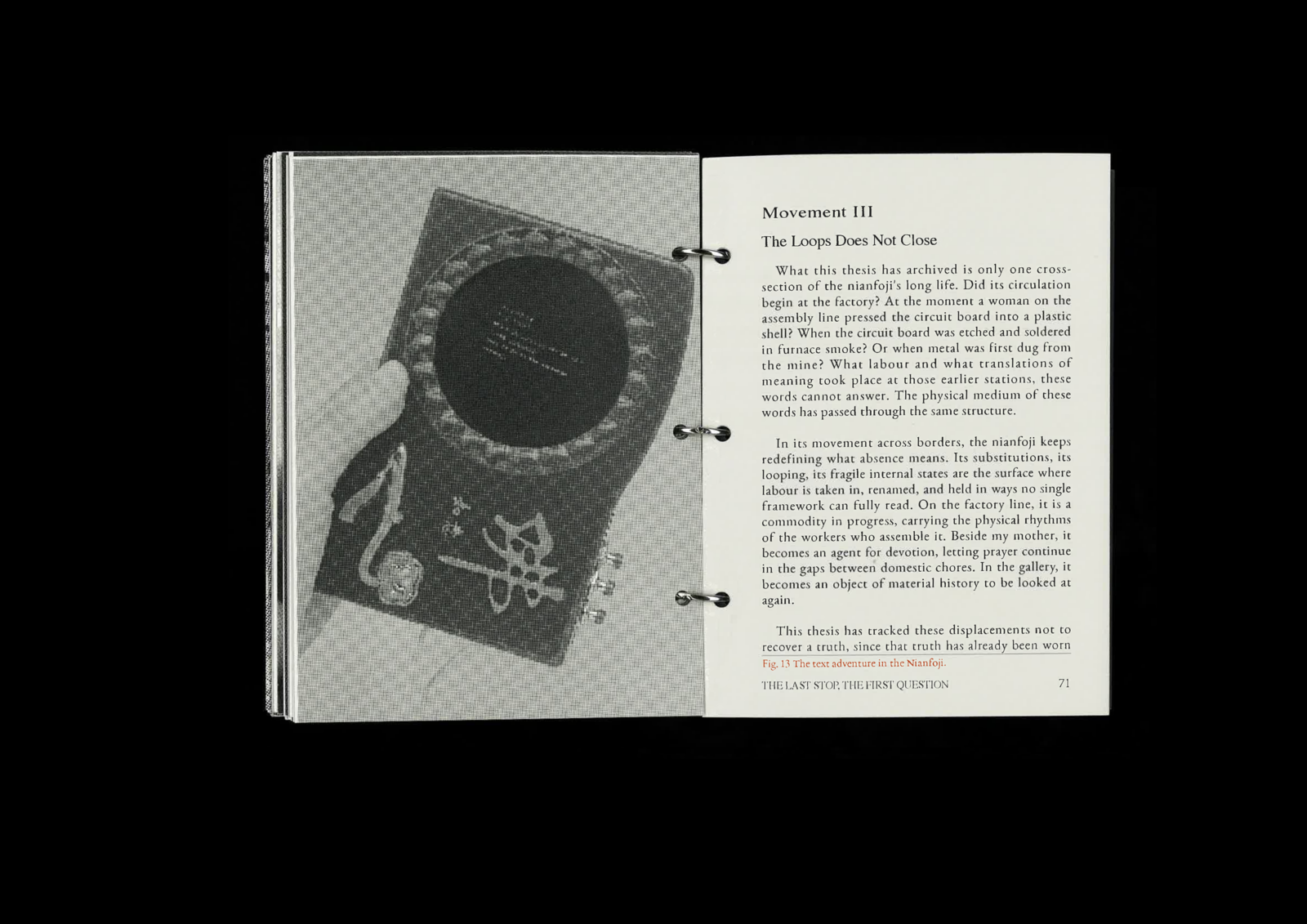 The Chanting Machine — Publication
