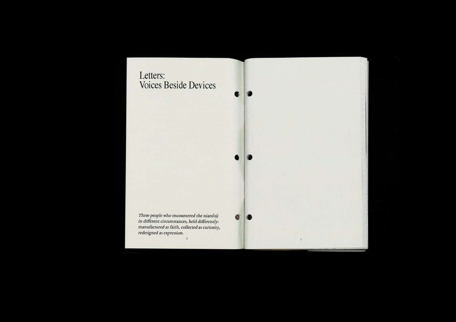 The Chanting Machine — Publication