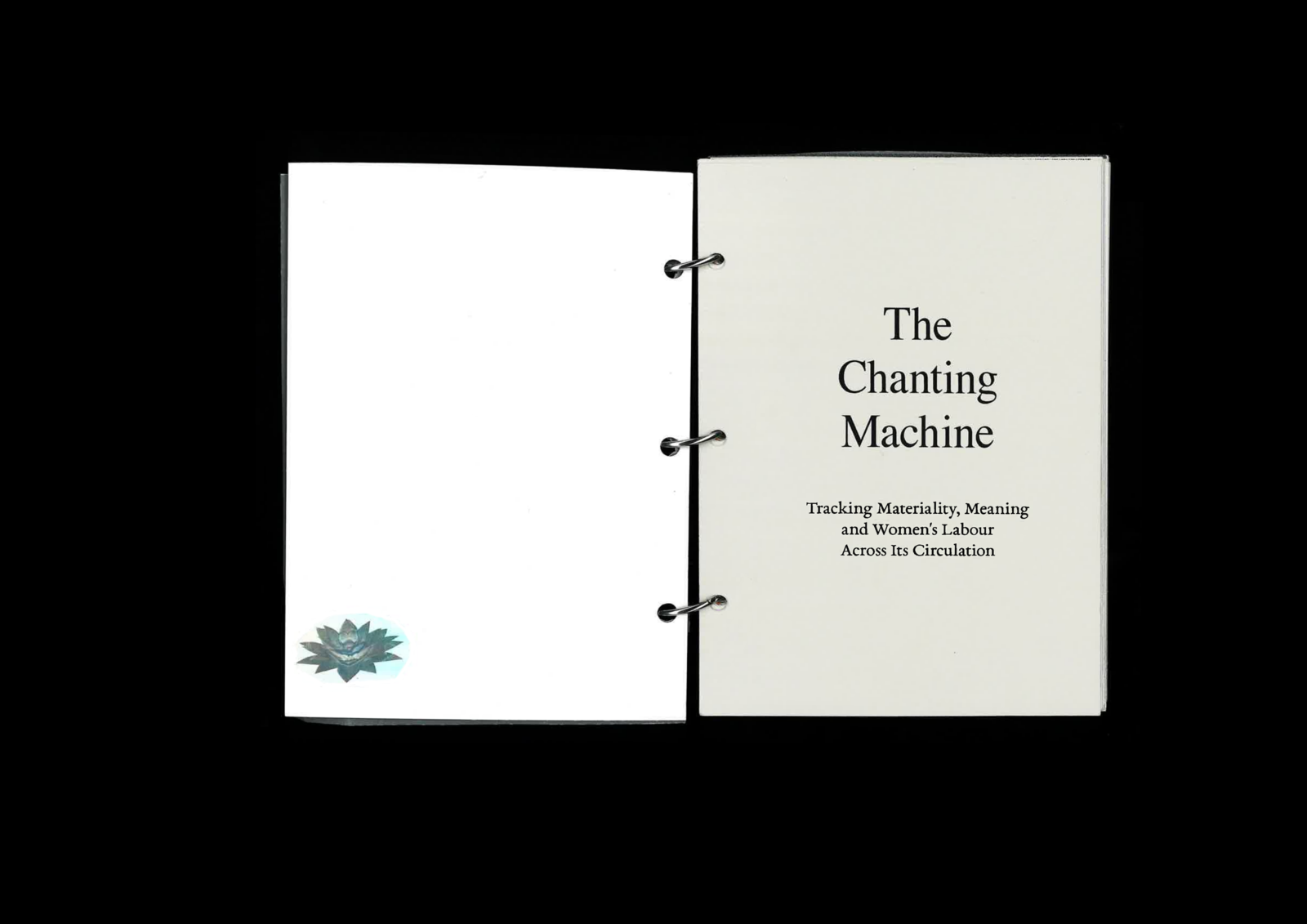 The Chanting Machine — Publication