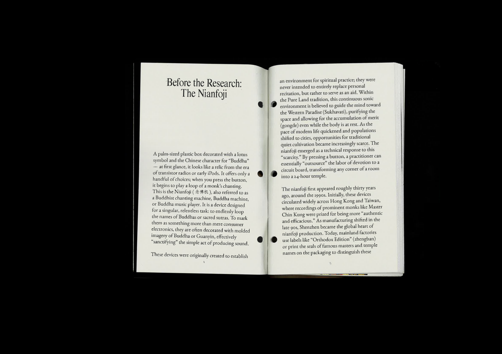 The Chanting Machine — Publication