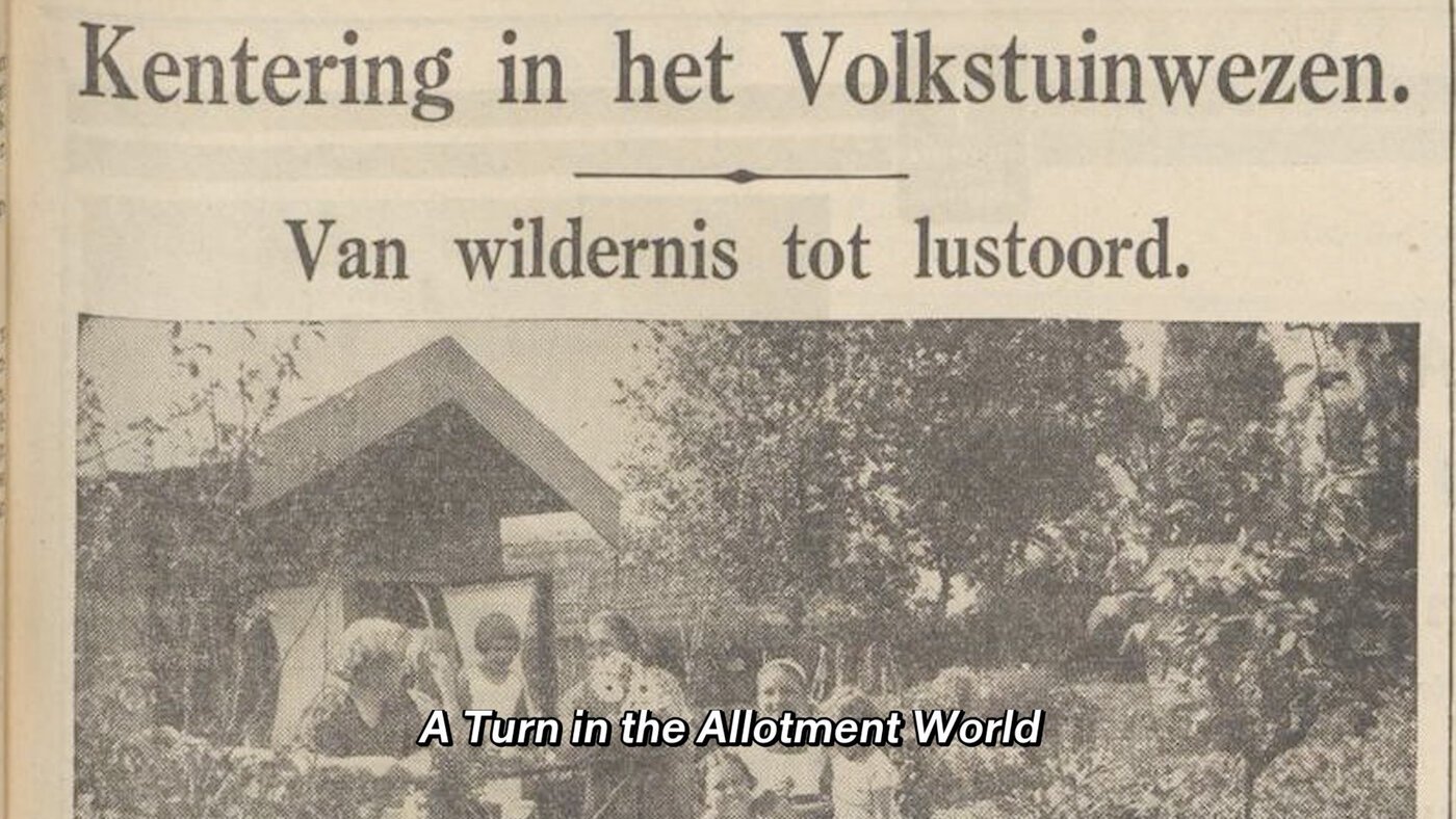 time, in a volkstuin — An Invented Ground — Yu Yin's section